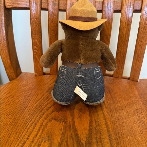 π 6/$60 8.5" Smokey The Bear Plush Doll Ibtt Bon Ton Wild Fire Fighter Vintage - Picture 2 of 6